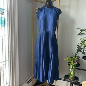 knee length dresses for ladies NEW Asos Maternity Lace Wrap Midi Dress Navy sz Medium – Me n Mommy To Be